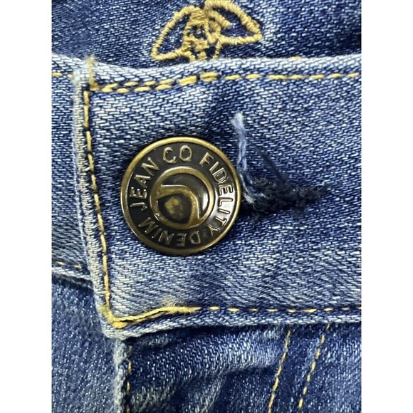 Fidelity 5011 Jeans Mens 32 Blue Classic Fit Straight Leg Denim Trigger Vintage - Picture 2 of 10